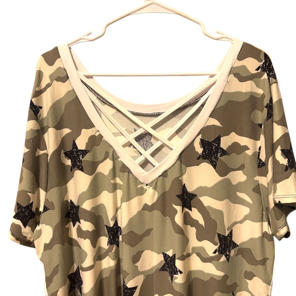 Eye Candy Dresses & Skirts - Eye Candy Camouflage T-Shirt Dress